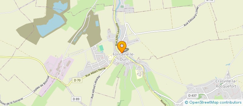 localisation de l'entreprise MADAME CELINE BEAUFILS à FONTAINE-LE-DUN