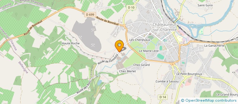localisation de l'entreprise MADAME CELINE BEAUFILS à VŒUIL-ET-GIGET