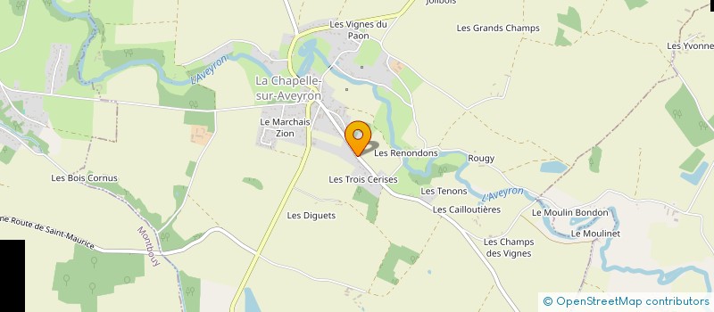 localisation de l'entreprise MADAME CELINE BEAUFILS  LA CHAPELLE-SUR-AVEYRON