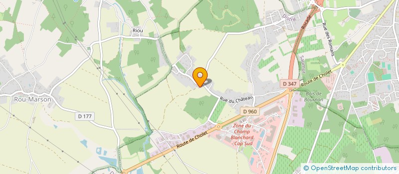 localisation de l'entreprise MADAME CELINE BEAUFRERE  DISTRE