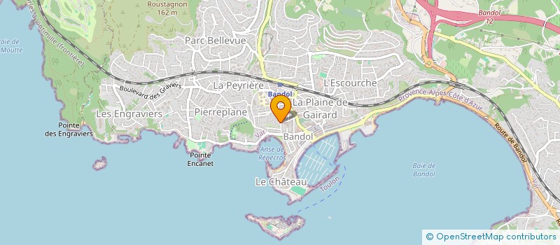 localisation de l'entreprise MADAME CELINE BEAUJEAULT à BANDOL