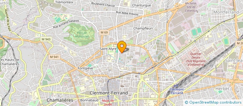 localisation de l'entreprise MADAME CELINE BEAUNE à CLERMONT-FERRAND