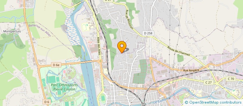 localisation de l'entreprise MADAME CELINE BEAUVAIS  CREUZIER-LE-VIEUX