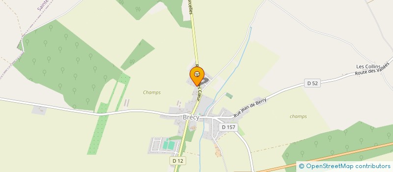 localisation de l'entreprise MADAME CELINE BEAUVOIS  BRECY