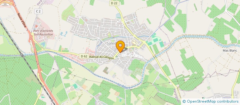 localisation de l'entreprise MADAME CELINE BEAUX  SALEILLES