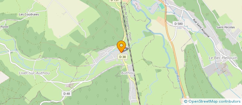 localisation de l'entreprise MADAME CELINE BECUWE  THENOUVILLE