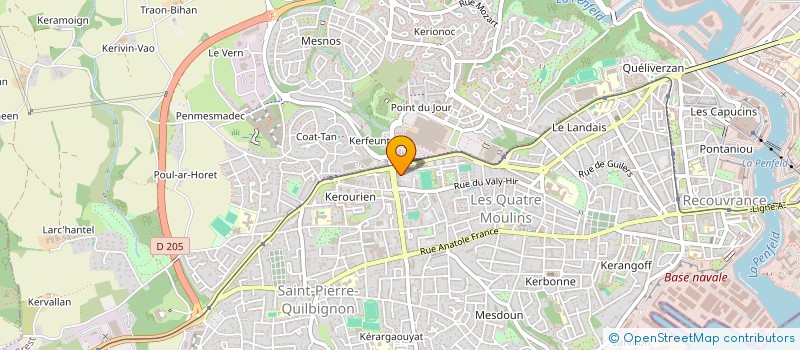 localisation de l'entreprise MADAME CELINE BEGANTON à BREST