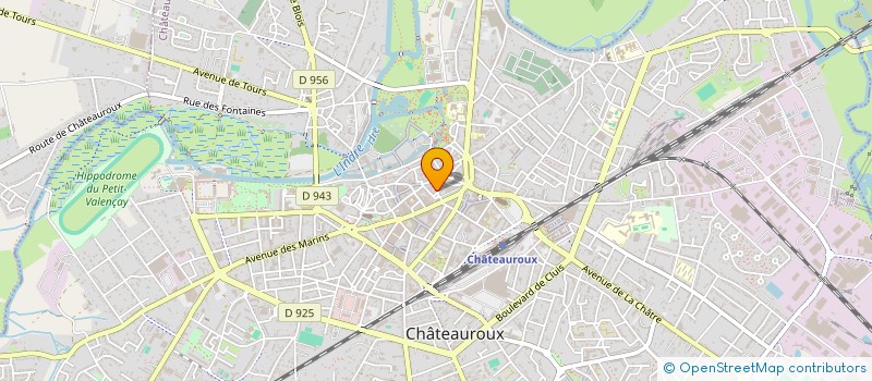 localisation de l'entreprise MADAME CELINE BEGRAND à CHATEAUROUX