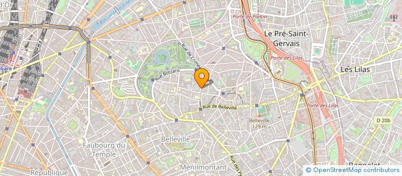 localisation de l'entreprise MADAME CELINE BEGUIN  PARIS