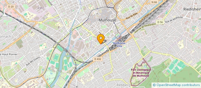 localisation de l'entreprise MADAME CELINE BEHE  MULHOUSE