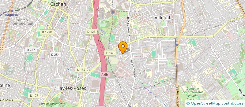 localisation de l'entreprise MADAME CELINE BELHABIB à VILLEJUIF