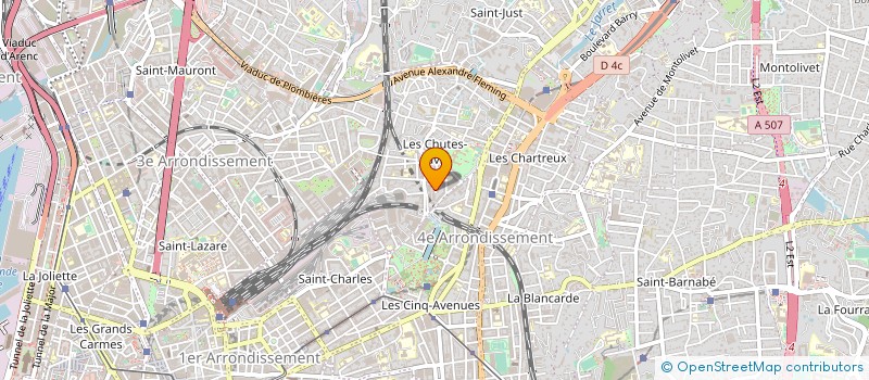 localisation de l'entreprise MADAME CELINE BELLANGER à MARSEILLE