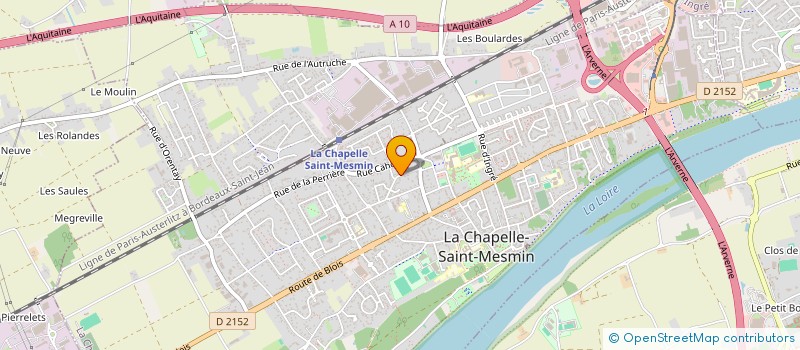 localisation de l'entreprise MADAME CELINE BELLET à LA CHAPELLE-SAINT-MESMIN