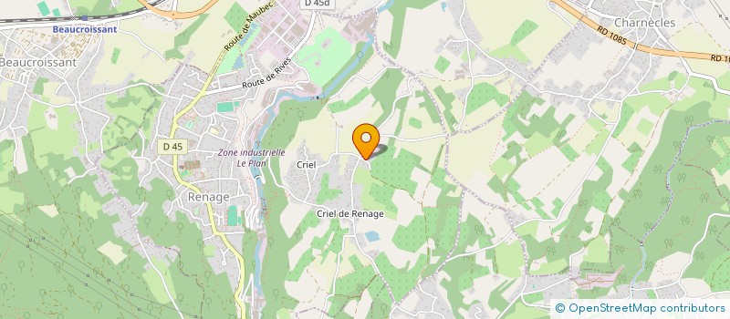 localisation de l'entreprise MADAME CELINE BELLIARD  RENAGE