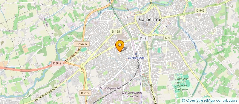 localisation de l'entreprise MADAME CELINE BELLO  CARPENTRAS