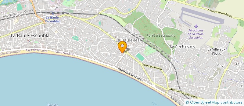 localisation de l'entreprise MADAME CELINE BEN HADJ KHALIFA à LA BAULE-ESCOUBLAC