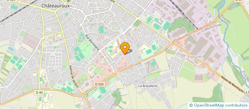 localisation de l'entreprise MADAME CELINE BENI à CHATEAUROUX