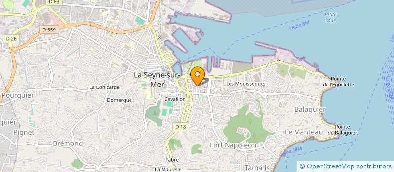 localisation de l'entreprise MADAME CELINE BENJAMIN à LA SEYNE-SUR-MER