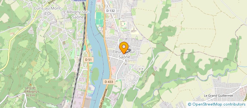 localisation de l'entreprise MADAME CELINE BERAUD  FLEURIEU-SUR-SAONE