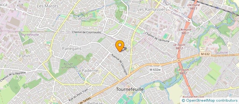 localisation de l'entreprise MADAME CELINE BERBIE à TOURNEFEUILLE