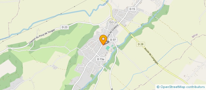 localisation de l'entreprise MADAME CELINE BERDOULAT  BERAT