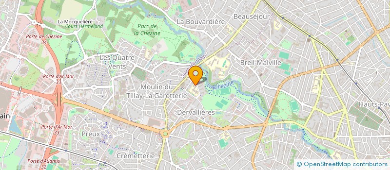 localisation de l'entreprise MADAME CELINE BERGOUGNOUX à NANTES