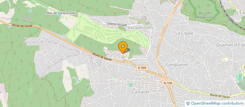 localisation de l'entreprise MADAME CELINE BERINGUER  NIMES