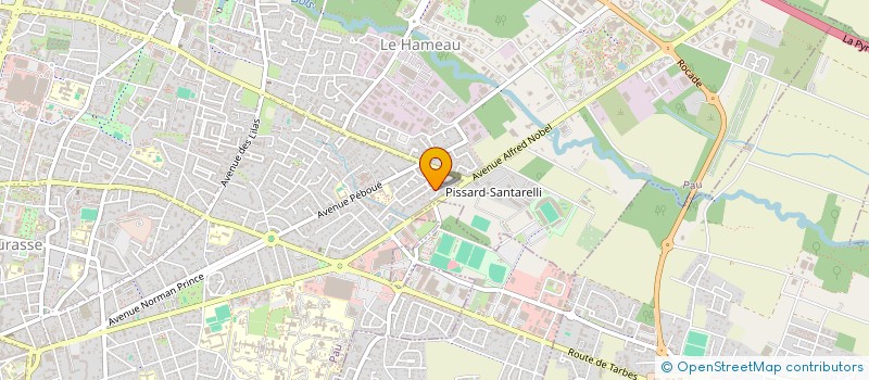 localisation de l'entreprise MADAME CELINE BERINGUET à PAU