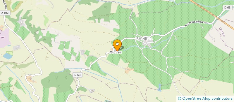 localisation de l'entreprise MADAME CELINE BERNAILLE à BREZILHAC