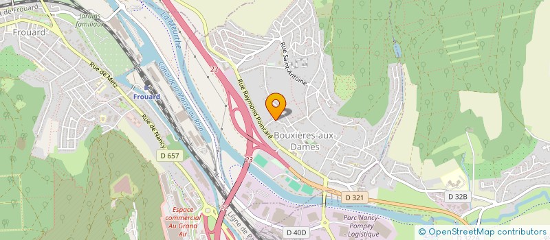 localisation de l'entreprise MADAME CELINE BERNARD  BOUXIERES-AUX-DAMES