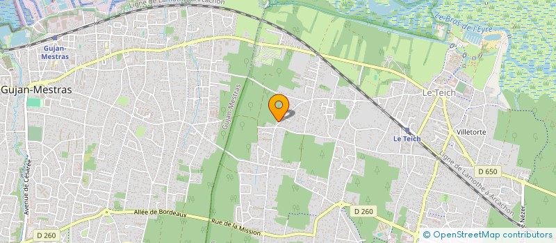 localisation de l'entreprise MADAME CELINE BERNARD  LE TEICH