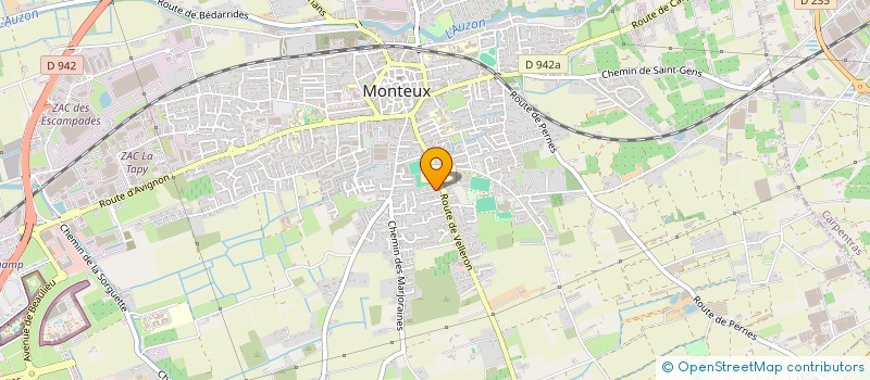 localisation de l'entreprise MADAME CELINE BERNARD  MONTEUX