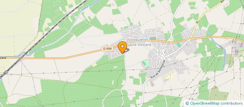 localisation de l'entreprise MADAME CELINE BERNAT  JONQUIERES-SAINT-VINCENT