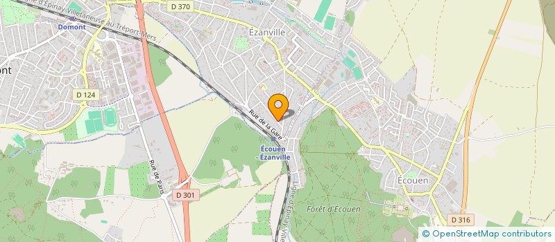 localisation de l'entreprise MADAME CELINE BERNIER  EZANVILLE