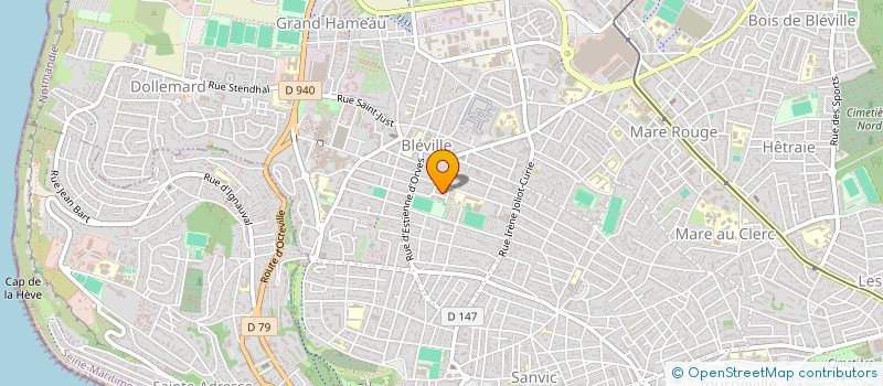 localisation de l'entreprise MADAME CELINE BERRANGER à LE HAVRE