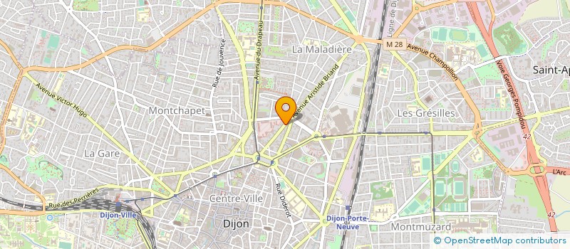 localisation de l'entreprise MADAME CELINE BERRETTE à DIJON