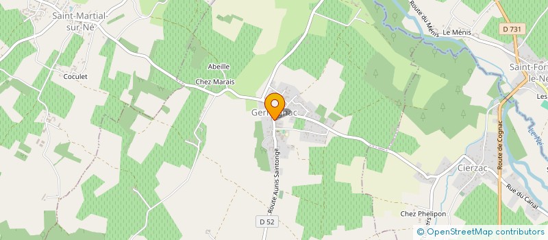 localisation de l'entreprise MADAME CELINE BERROY  EGLETONS