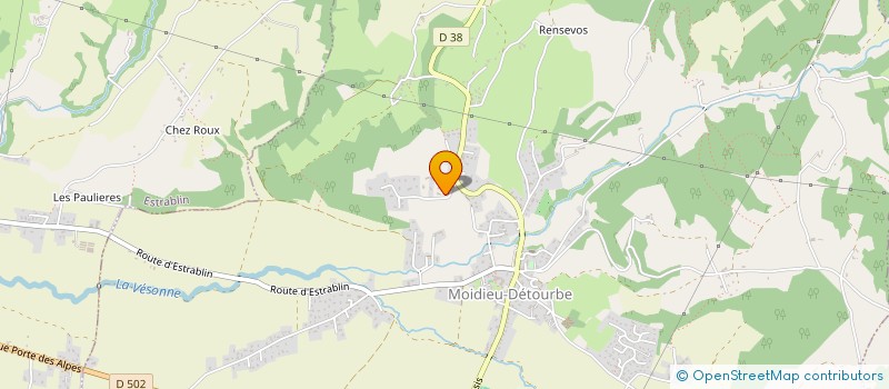 localisation de l'entreprise MADAME CELINE BERT  MOIDIEU-DETOURBE