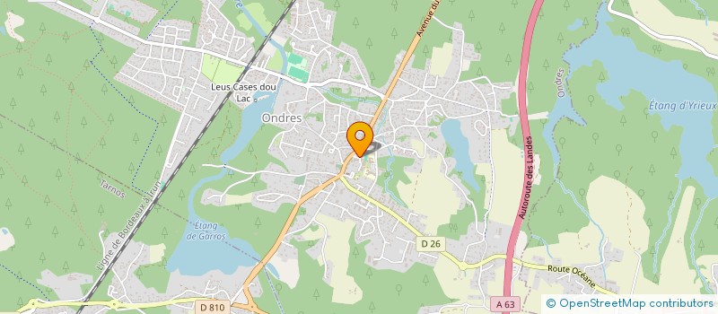 localisation de l'entreprise MADAME CELINE BERTHELOT  ONDRES