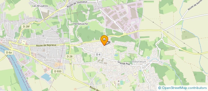localisation de l'entreprise MADAME CELINE BERTHET à REYRIEUX