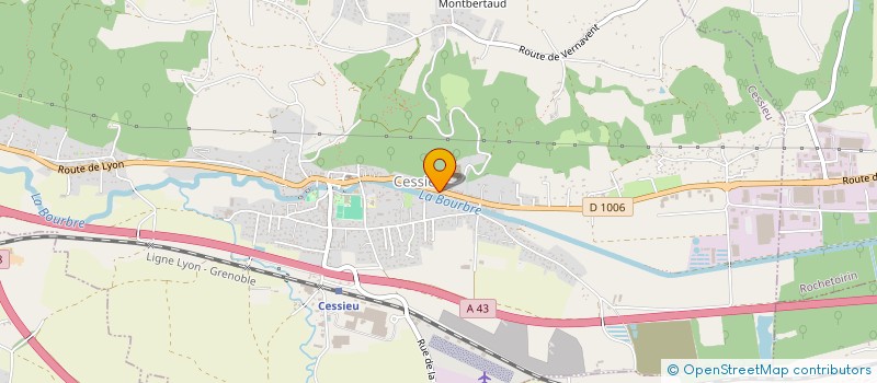 localisation de l'entreprise MADAME CELINE BERTHOLET  CESSIEU