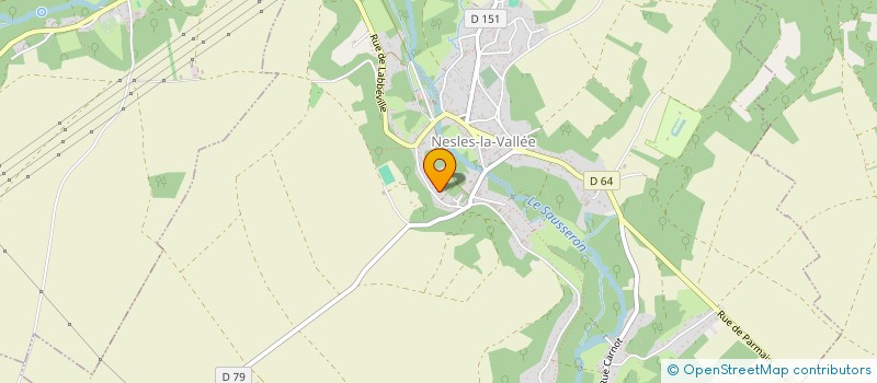 localisation de l'entreprise MADAME CELINE BERTHOLLE à NESLES-LA-VALLEE