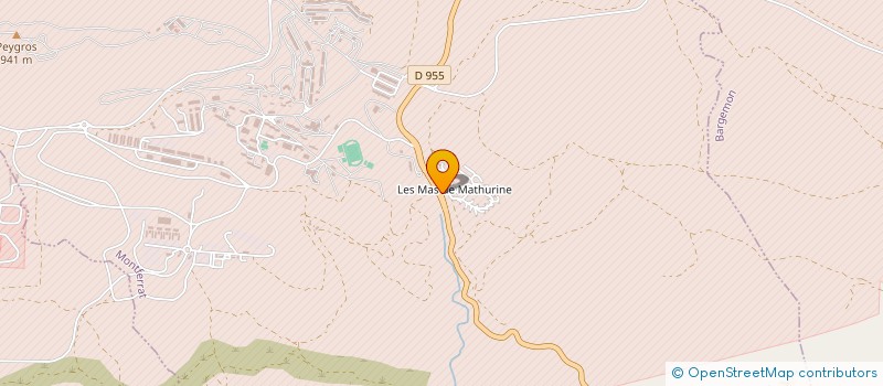 localisation de l'entreprise MADAME CELINE BERTHON  MONTFERRAT