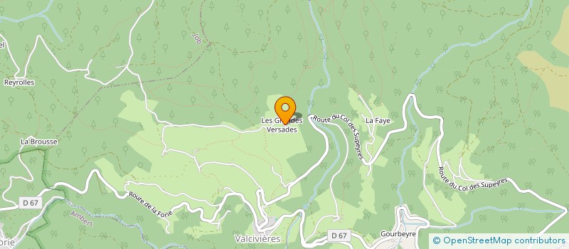 localisation de l'entreprise MADAME CELINE BERTHOULAT  VALCIVIERES