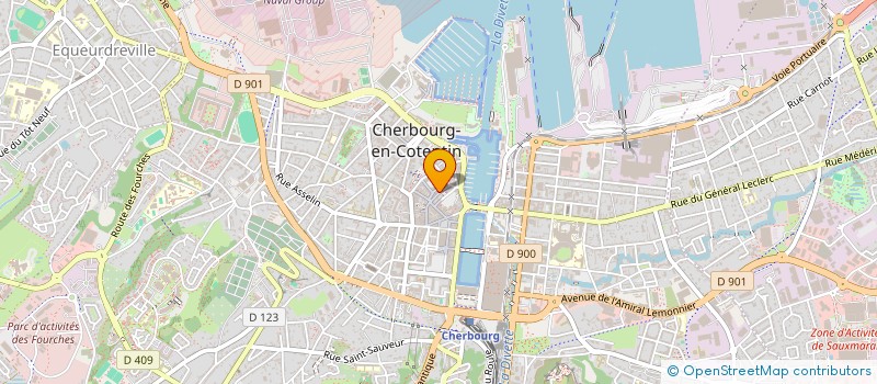 localisation de l'entreprise MADAME CELINE BERTOT à CHERBOURG-EN-COTENTIN