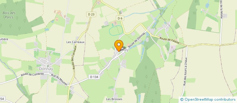 localisation de l'entreprise MADAME CELINE BERTOT  MESLAY