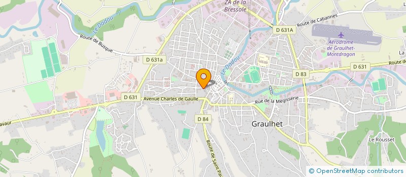 localisation de l'entreprise MADAME CELINE BERTRAND à GRAULHET