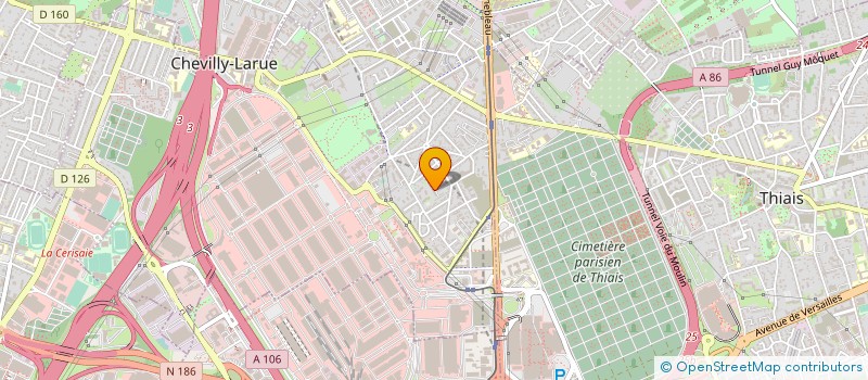 localisation de l'entreprise MADAME CELINE BERTRAND  CHEVILLY-LARUE