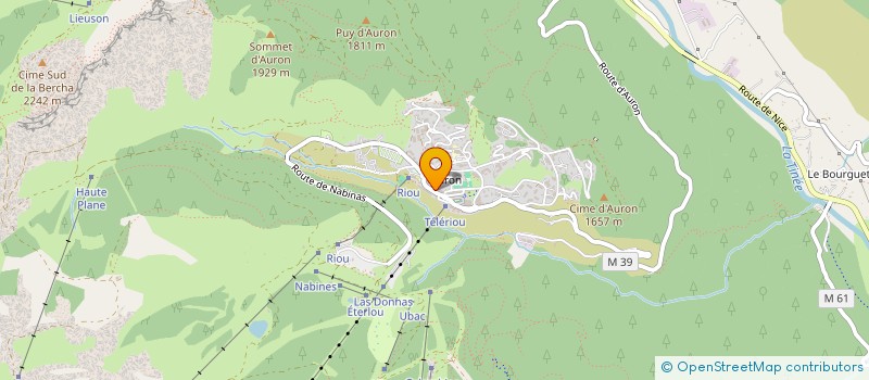 localisation de l'entreprise MADAME CELINE BERTRAND  SAINT-ETIENNE-DE-TINEE