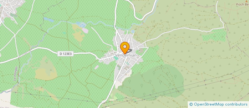 localisation de l'entreprise MADAME CELINE BERTULESSI  VENDEMIAN